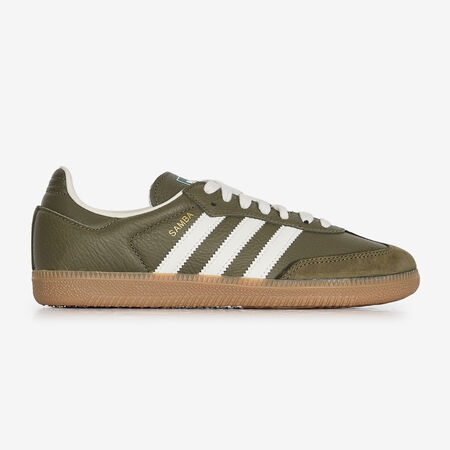 SAMBA OG KNIT : KAKI/BLANC