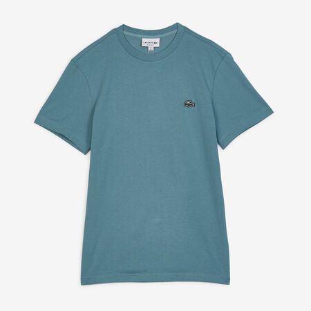 LACOSTE TEE SHIRT CLASSIC SMALL LOGO SL BEIGE HOMME