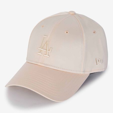 NEW ERA 9FORTY WOMEN LA SATIN LOGO BEIGE FEMME