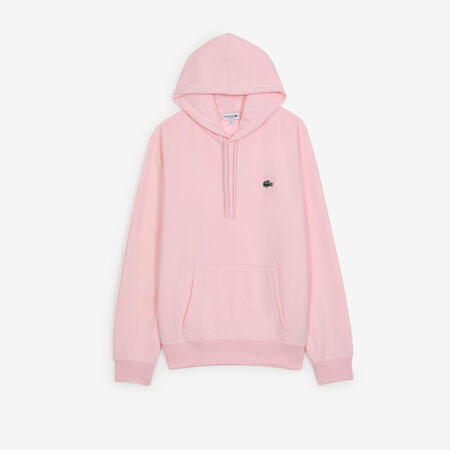 LACOSTE HOODIE CLASSIC LOGO SL ROSE/VERT HOMME