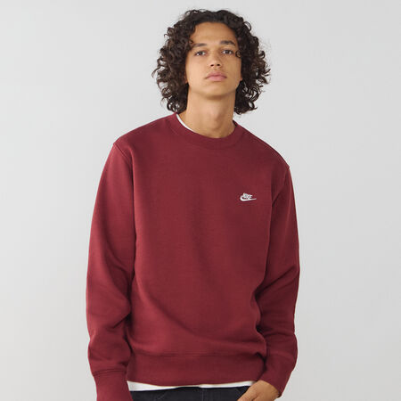 NIKE SWEAT CREW CLUB BORDEAUX/BLANC HEREN