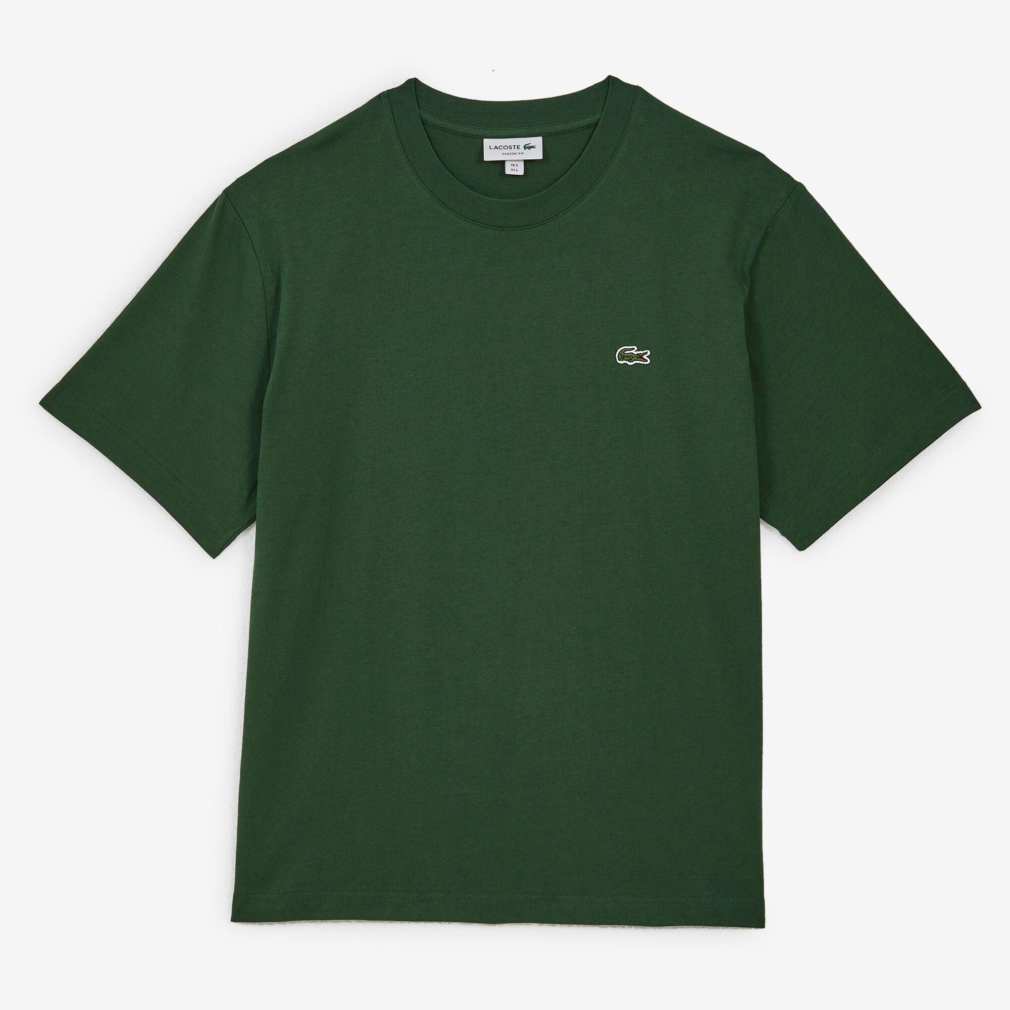Tee shirt lacoste vert homme sales