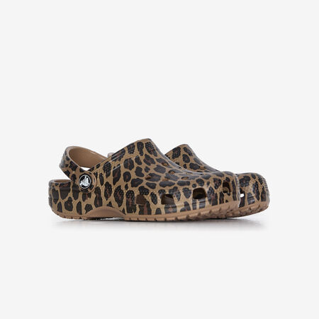 CROCS CLASSIC CLOG LEOPARD CADET