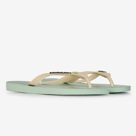 HAVAIANAS TOP TROPICALIA VIBES BLEU/BEIGE DAMES