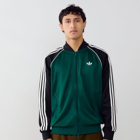 ADIDAS ORIGINALS JACKET FZ SUPERSTAR VERT HOMME