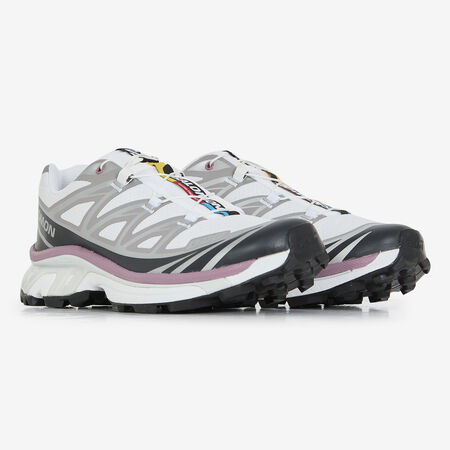 SALOMON XT-6 XT-6 BLANC/GRIS/ROSE FEMME