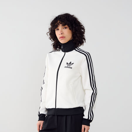 ADIDAS ORIGINALS JACKET FZ BECKENBAUER BLANC/NOIR FEMME