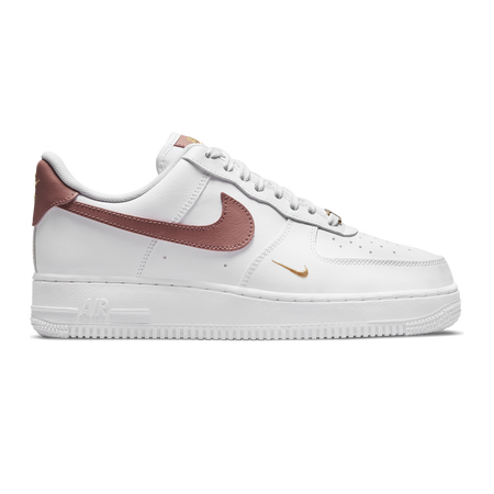 NIKE air force 1 AIR FORCE 1 LOW MINI SWOOSH BLANC/ROSE FEMME