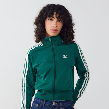 ADIDAS ORIGINALS JACKET FZ TRACKTOP FIREBIRD VERT/BLANC FEMME
