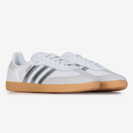 ADIDAS ORIGINALS samba SAMBA OG BLANC/ARGENT HOMME