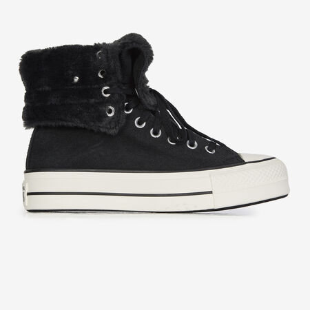 CONVERSE chuck taylor all star CTAS FOLD-OVER LIFT NOIR DAMES
