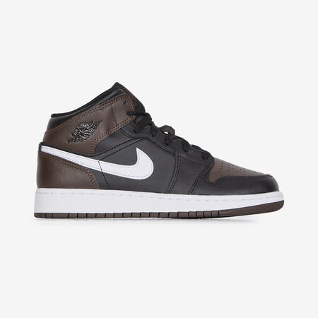 AIR JORDAN 1 MID : MARRON/NOIR