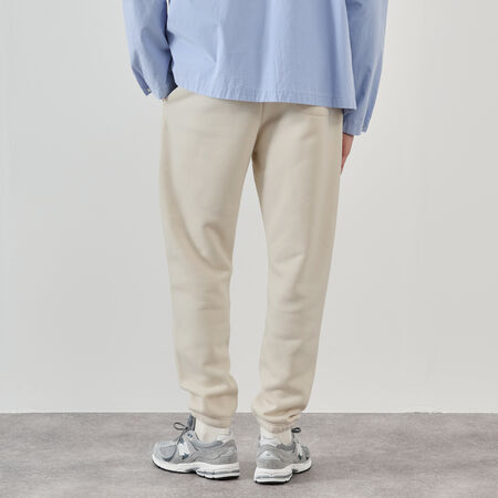 NEW BALANCE PANT JOGGER SMALL LOGO BEIGE HOMME