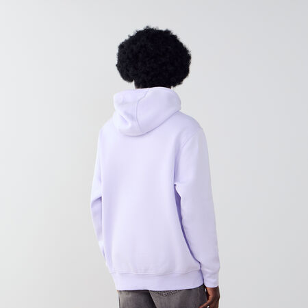 NIKE HOODIE CLUB SMALL LOGO LILAS/BLANC HOMME