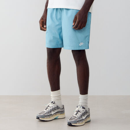 NIKE SHORT CLUB WOVEN FLOW BLEU/BLANC HEREN
