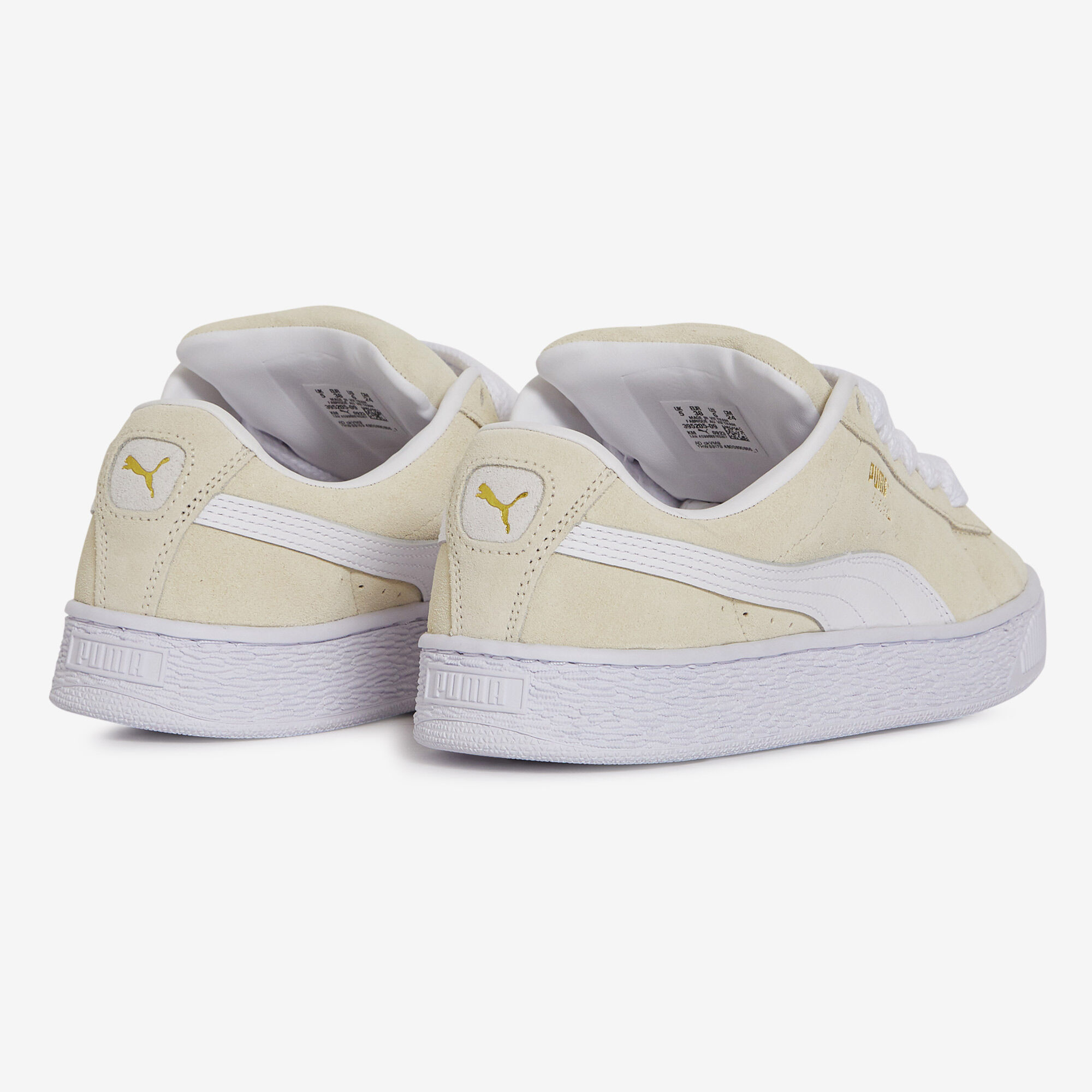 PUMA SUEDE XL BEIGE BLANC SNEAKERS FEMME Courir.be