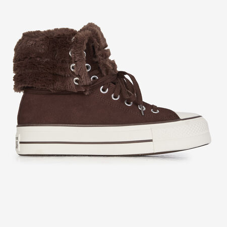 CONVERSE chuck taylor all star CTAS FOLD-OVER LIFT MARRON DAMES