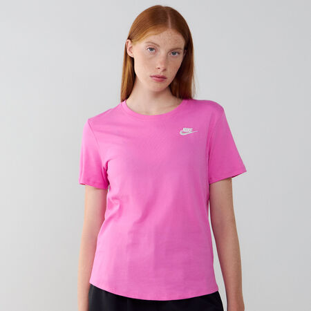 TEE SHIRT CLUB : ROSE/BLANC