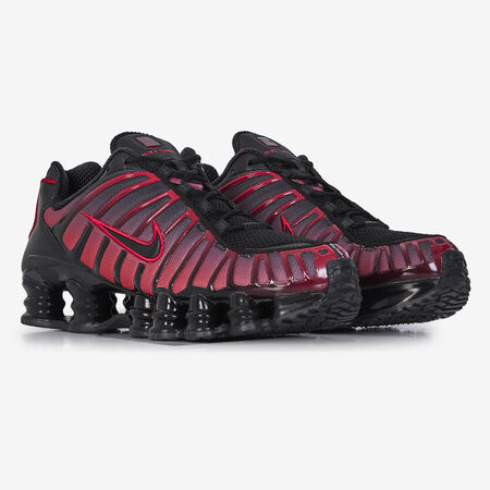NIKE SHOX TL NOIR/ROUGE HOMME