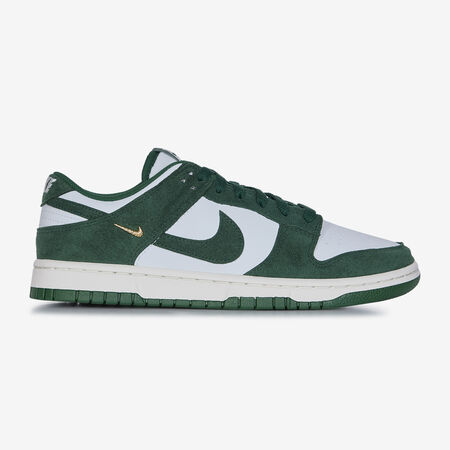 NIKE DUNK LOW SUEDE VERT/BLANC HOMME