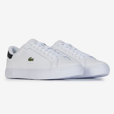 LACOSTE POWERCOURT BLANC/VERT HOMME