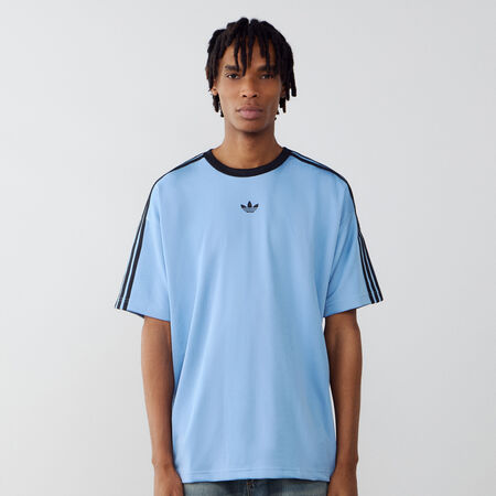 ADIDAS ORIGINALS JERSEY TREFOIL BLEU/NOIR HEREN