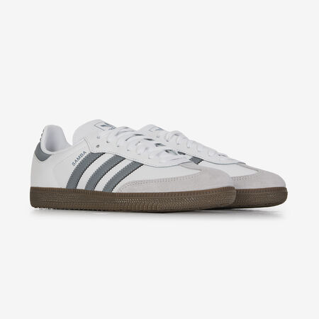 ADIDAS ORIGINALS samba SAMBA OG BLANC/GRIS JUNIOR