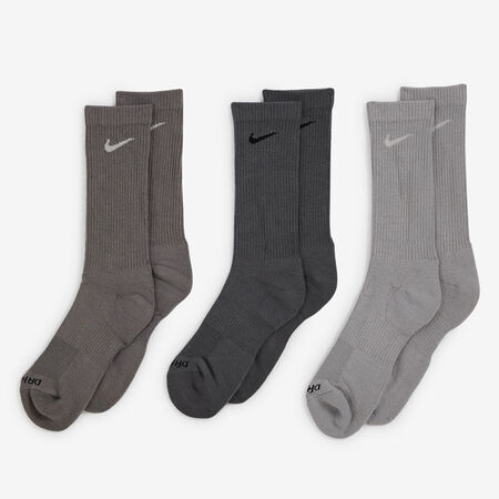 NIKE CHAUSSETTES X6 CREW CUSHION GRIS HOMME