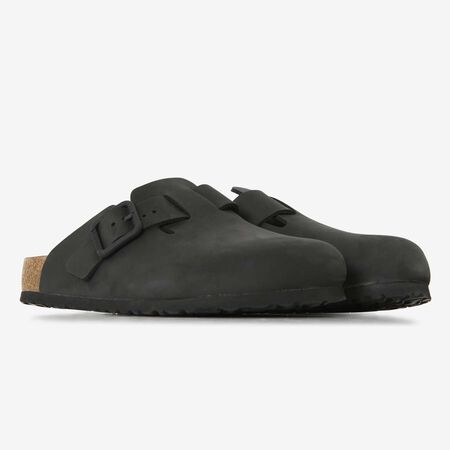 BIRKENSTOCK BOSTON NUBUCK BLACK NOIR HOMME