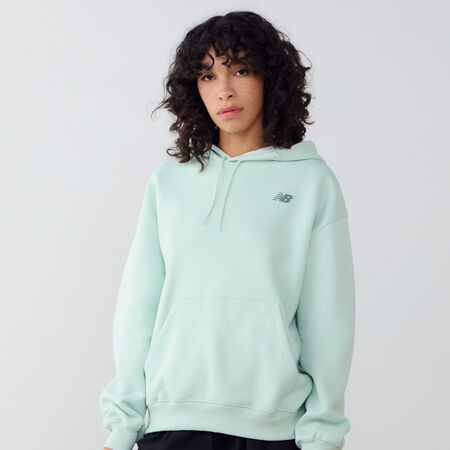 NEW BALANCE HOODIE ATHLETICS CLUB VERT FEMME