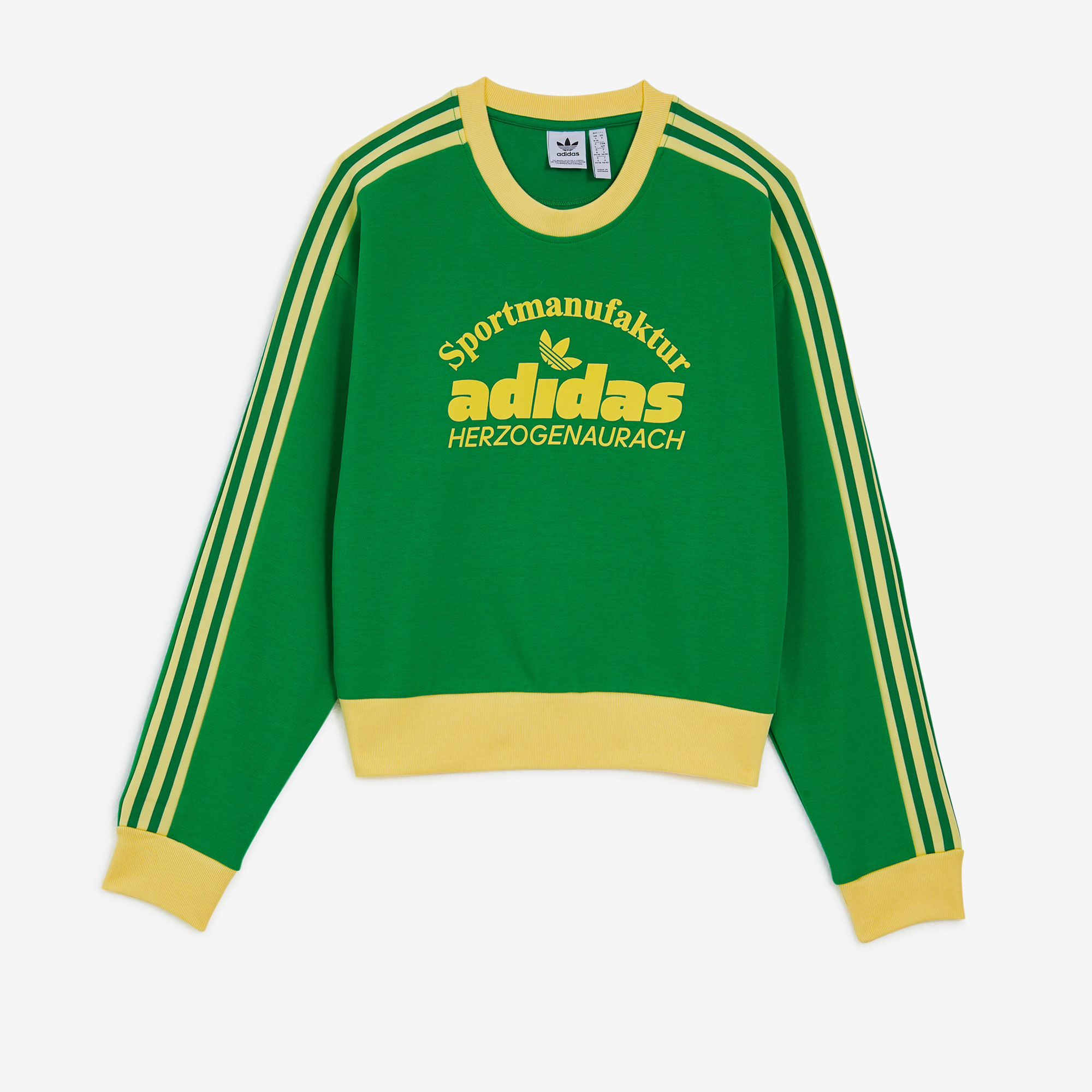 Adidas trui geel deals
