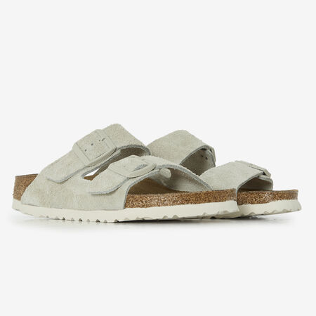 BIRKENSTOCK arizona ARIZONA SUEDE OYSTER BLANC FEMME