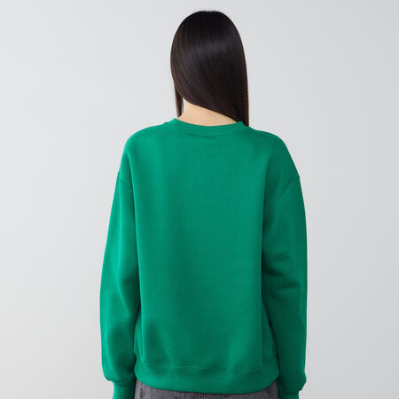 JORDAN SWEAT CREW BROOKLYN VERT/BLANC DAMES