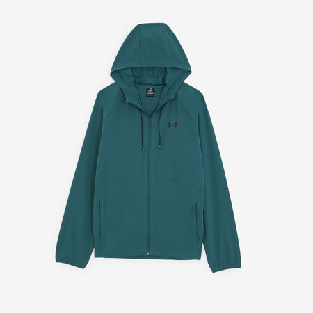 JACKET FZ WOVEN VIBE : VERT