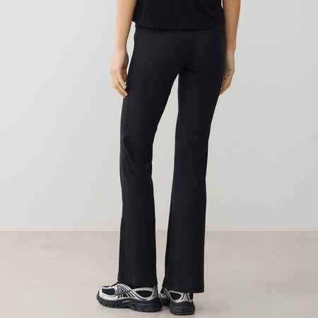 NIKE PANT WIDE LEG CHILL KNIT NOIR FEMME