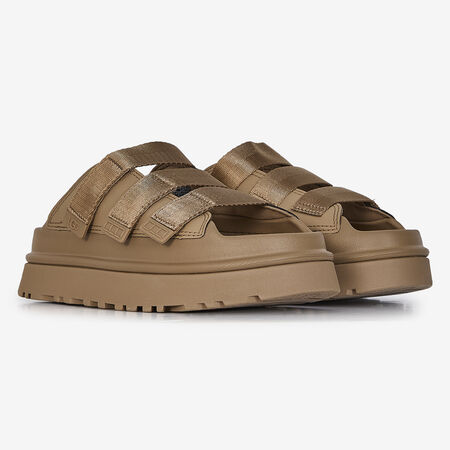 UGG GOLDENGLOW SLIDE MARRON DAMES