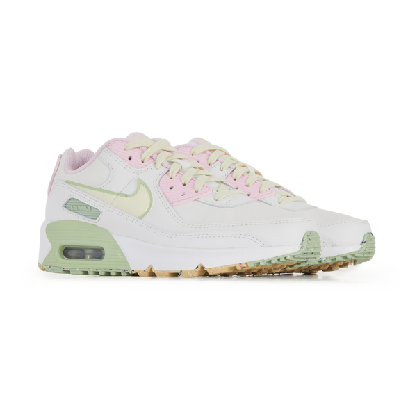 Officier Grazen Alice NIKE AIR MAX 90 WIT/ROZE - SNEAKERS KINDEREN | Courir.be