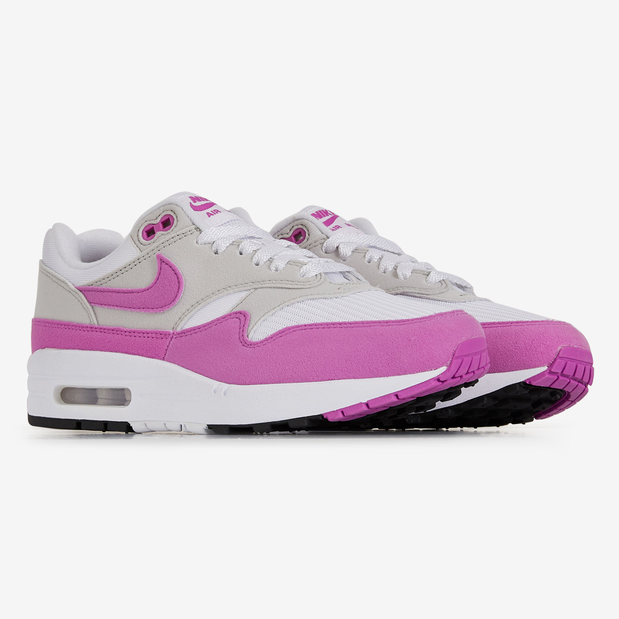 NIKE AIR MAX 1 BLANC VIOLET SNEAKERS FEMME Courir.be