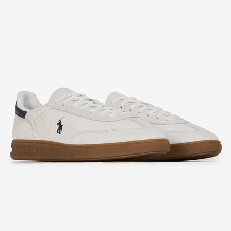 POLO RALPH LAUREN BEDFORD LEATHER BLANC/MARINE HEREN