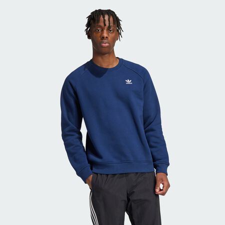 ADIDAS ORIGINALS SWEAT CREW ESSENTIAL TREFOIL MARINE HOMME