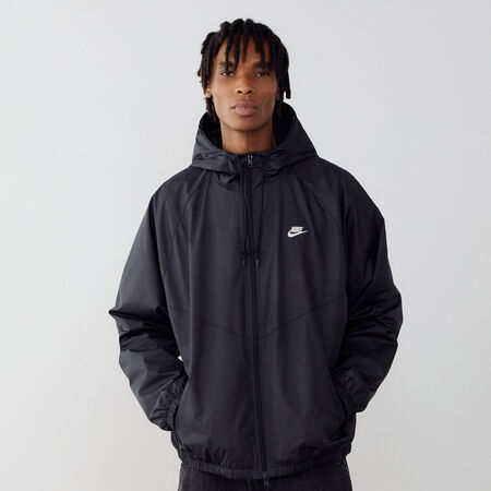 NIKE JACKET WINDRUNNER FZ NOIR/BLANC HOMME