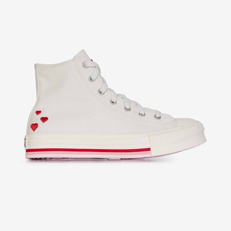 CONVERSE chuck taylor all star CHUCK TAYLOR ALL STAR EVA LIFT HI VALENT BLANC/ROSE JUNIOR
