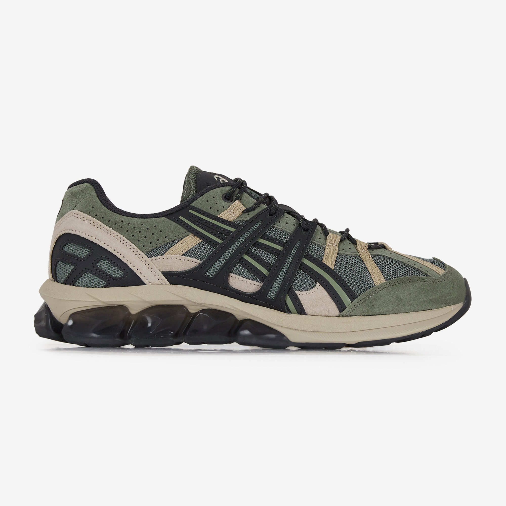 ASICS GEL QUANTUM 180 VII HYBRID KAKI GRIS SNEAKERS HOMME