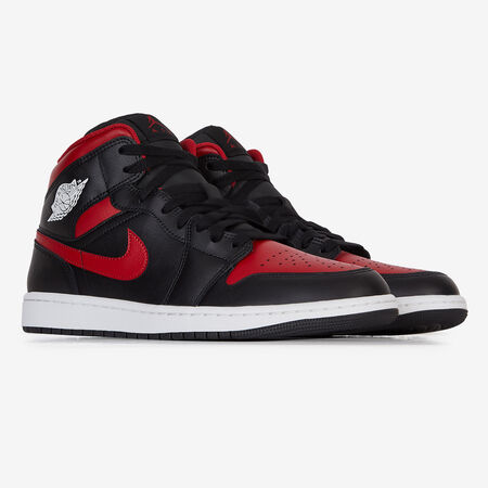 JORDAN air jordan 1 AIR JORDAN 1 MID ROUGE/NOIR HOMME