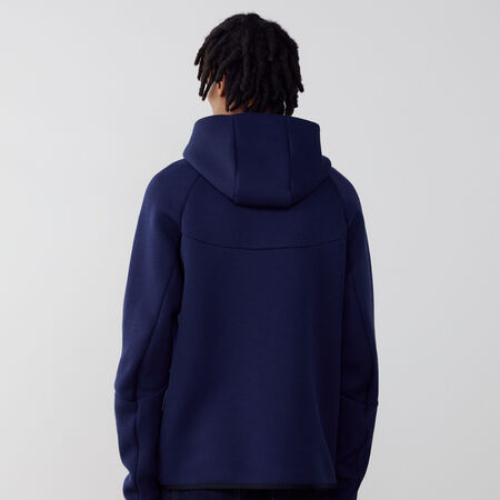 NIKE JACKET TECH FLEECE FZ MARINE/NOIR HOMME