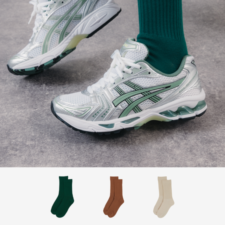 COURIR BOTANICAL CREW 3PK MARRON/BEIGE MIXTE