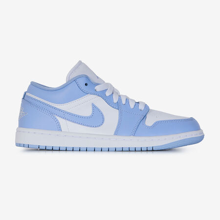 JORDAN AIR JORDAN 1 LOW BLANC/BLEU DAMES