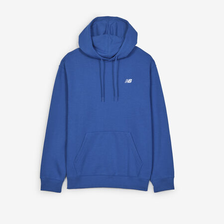 NEW BALANCE HOODIE SMALL LOGO BLEU/BLANC HOMME