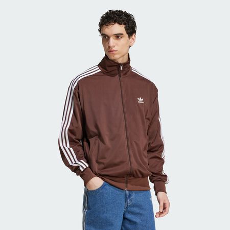 ADIDAS ORIGINALS JACKET FZ FIREBIRD MARRON/BEIGE HOMME