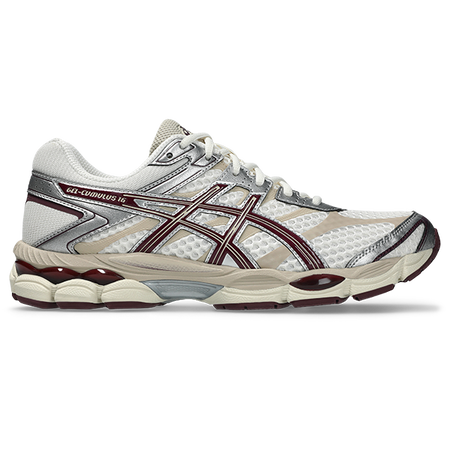 ASICS gel-cumulus GEL-CUMULUS 16 BLANC/BORDEAUX FEMME